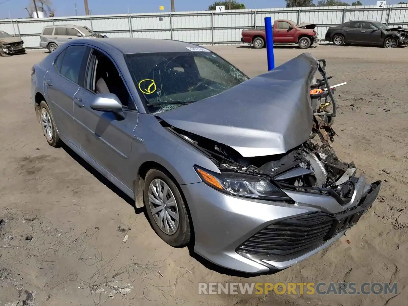 1 Photograph of a damaged car 4T1B31HK1KU509971 TOYOTA CAMRY 2019