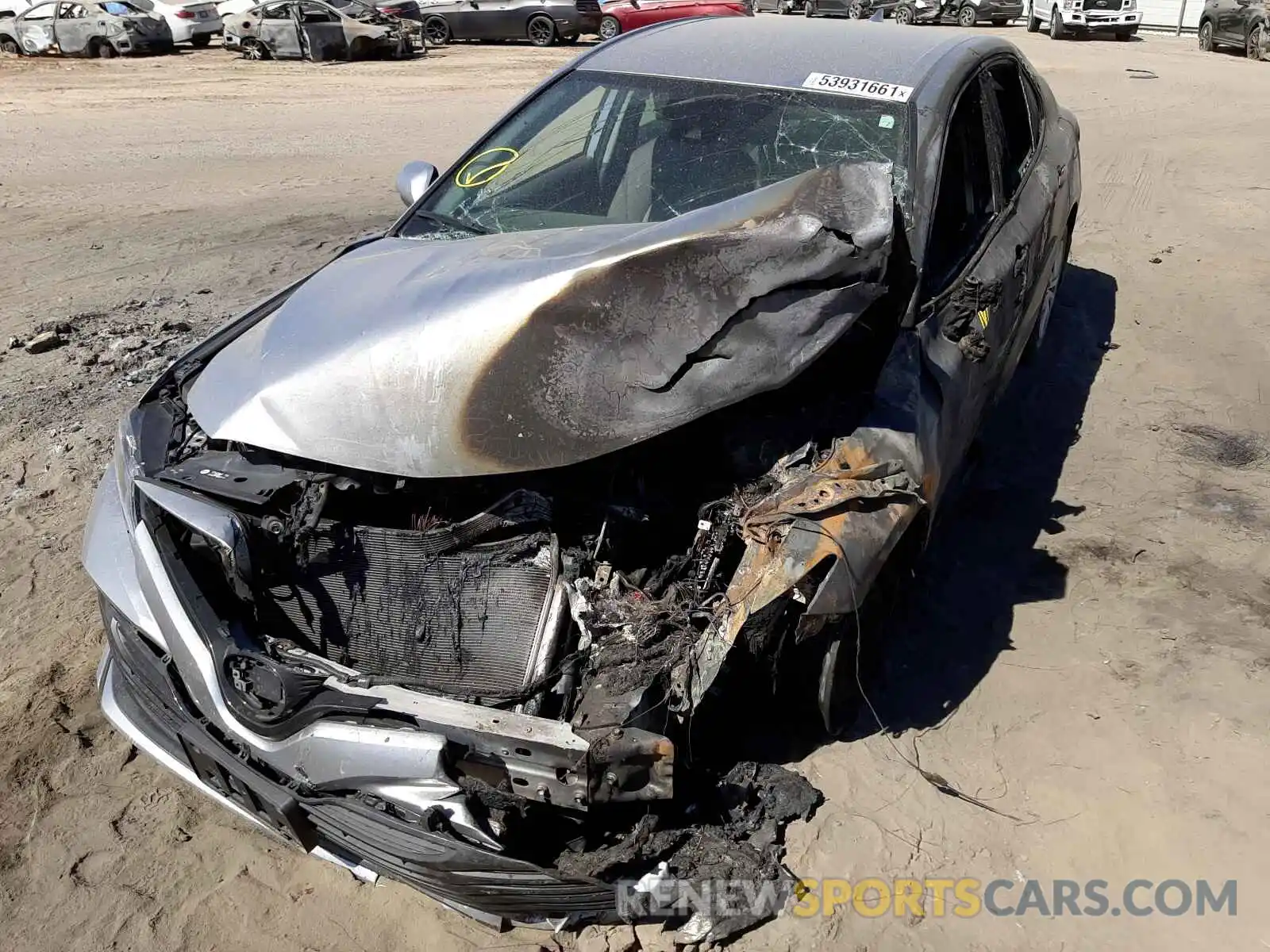 9 Photograph of a damaged car 4T1B31HK1KU509971 TOYOTA CAMRY 2019