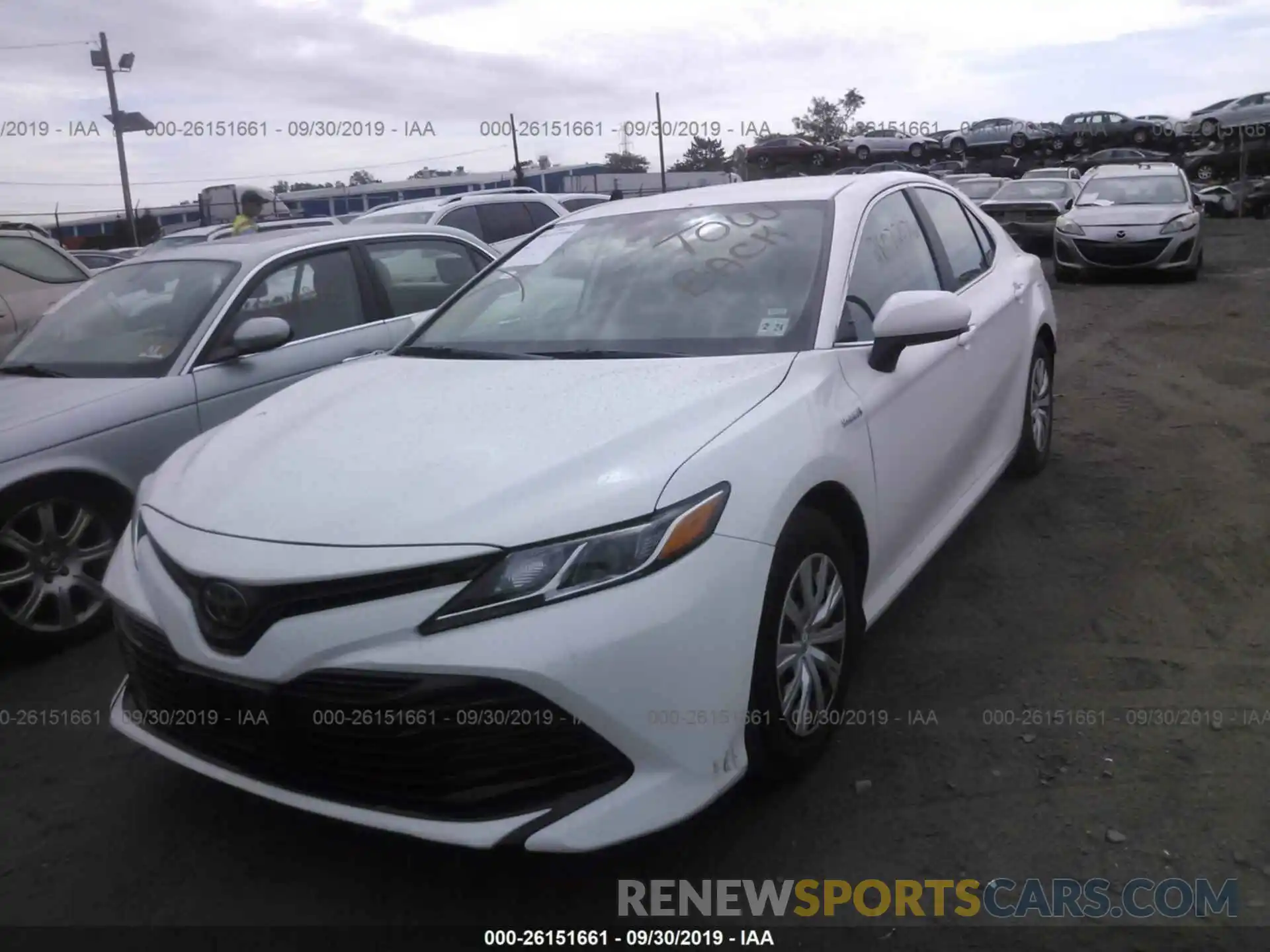 2 Photograph of a damaged car 4T1B31HK1KU511493 TOYOTA CAMRY 2019