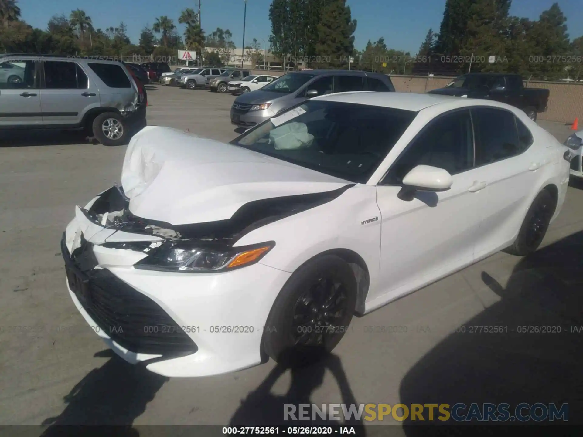 2 Photograph of a damaged car 4T1B31HK1KU511509 TOYOTA CAMRY 2019