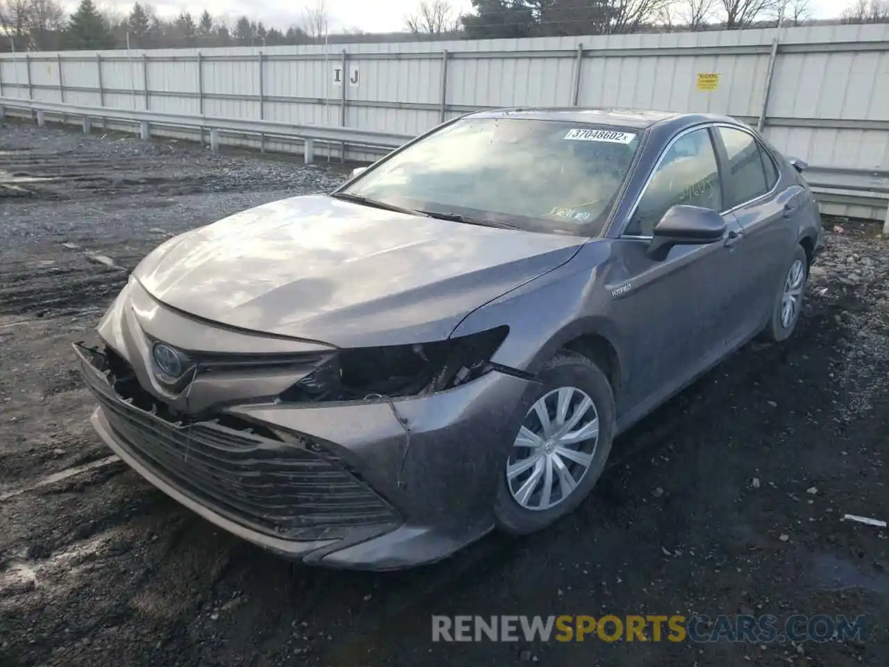 2 Photograph of a damaged car 4T1B31HK1KU513888 TOYOTA CAMRY 2019