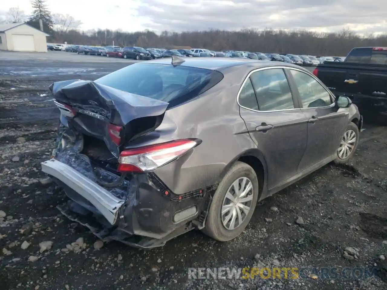 4 Photograph of a damaged car 4T1B31HK1KU513888 TOYOTA CAMRY 2019