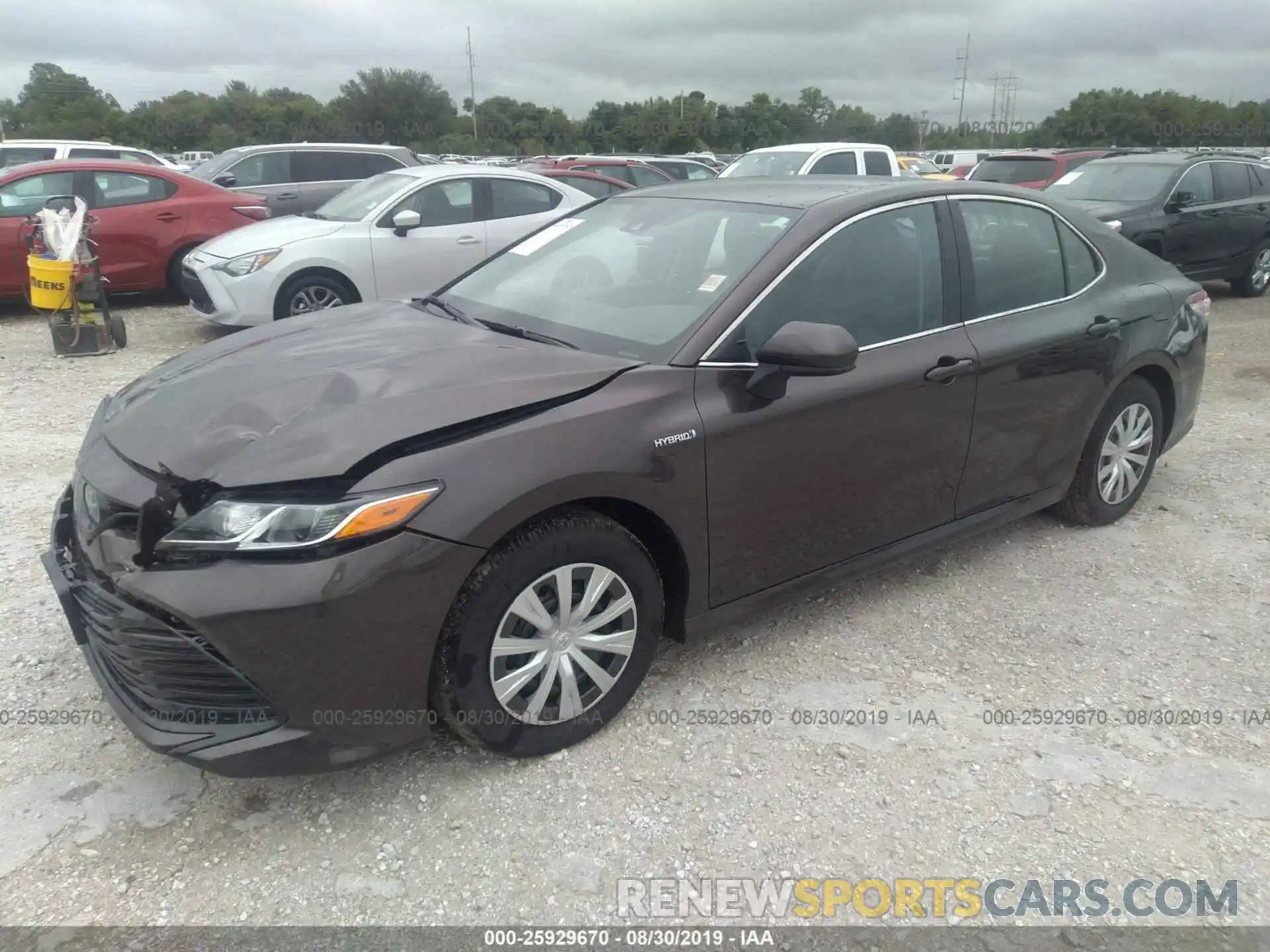 2 Photograph of a damaged car 4T1B31HK1KU514314 TOYOTA CAMRY 2019