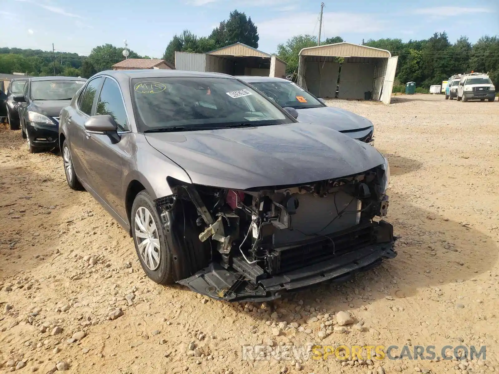 1 Photograph of a damaged car 4T1B31HK1KU515169 TOYOTA CAMRY 2019