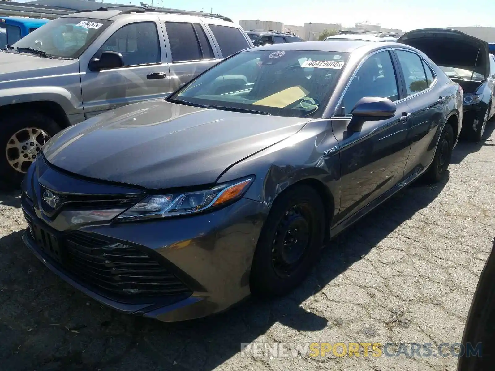 2 Photograph of a damaged car 4T1B31HK1KU517553 TOYOTA CAMRY 2019