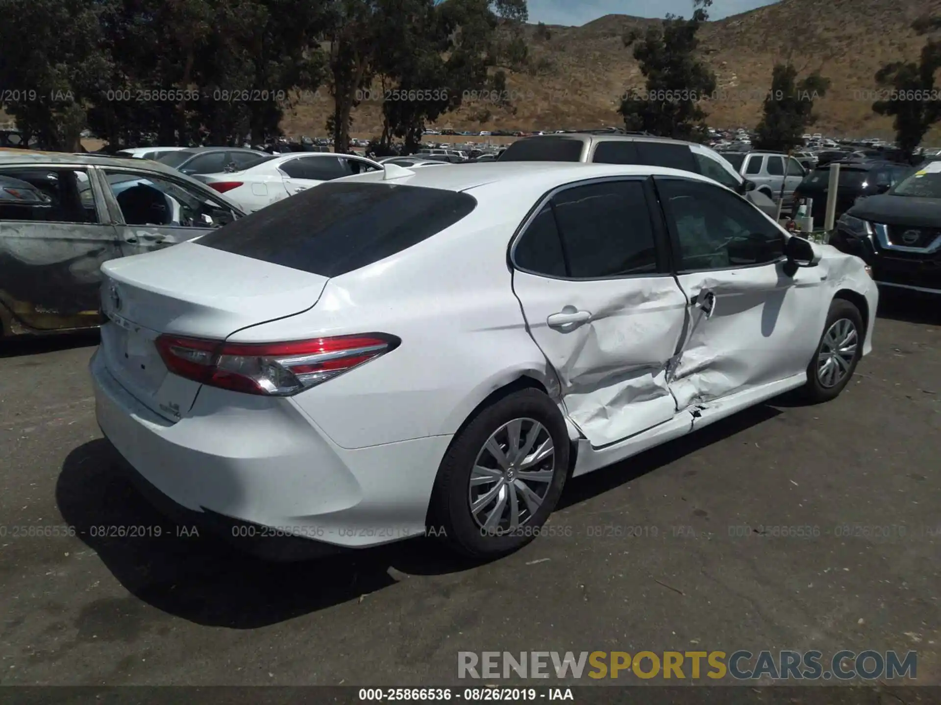 4 Photograph of a damaged car 4T1B31HK2KU005526 TOYOTA CAMRY 2019