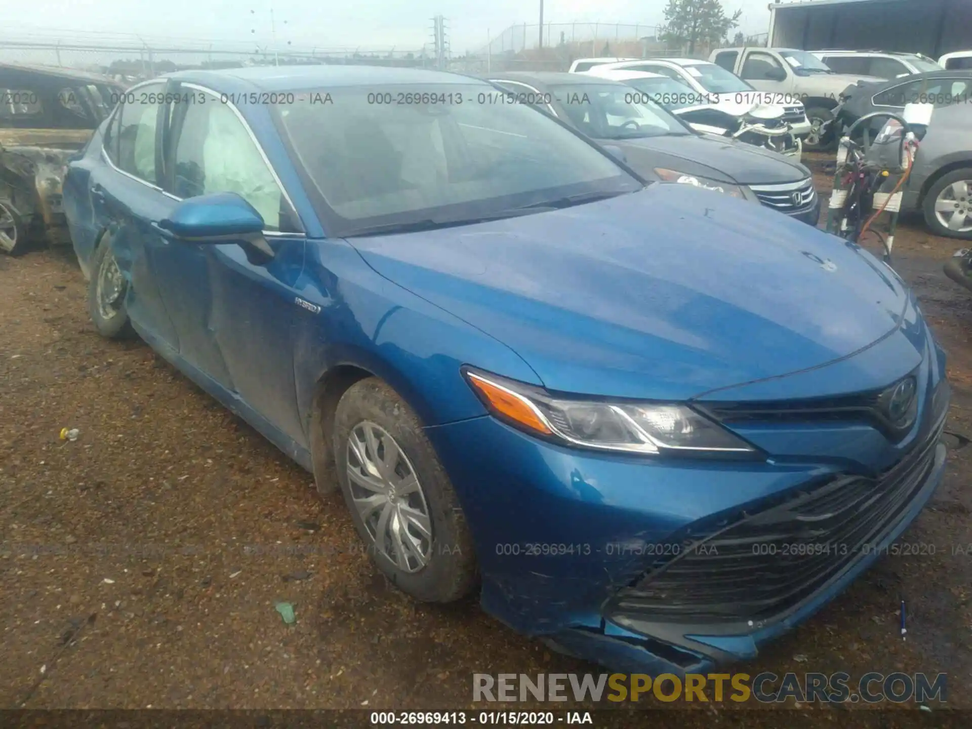 1 Photograph of a damaged car 4T1B31HK2KU005543 TOYOTA CAMRY 2019