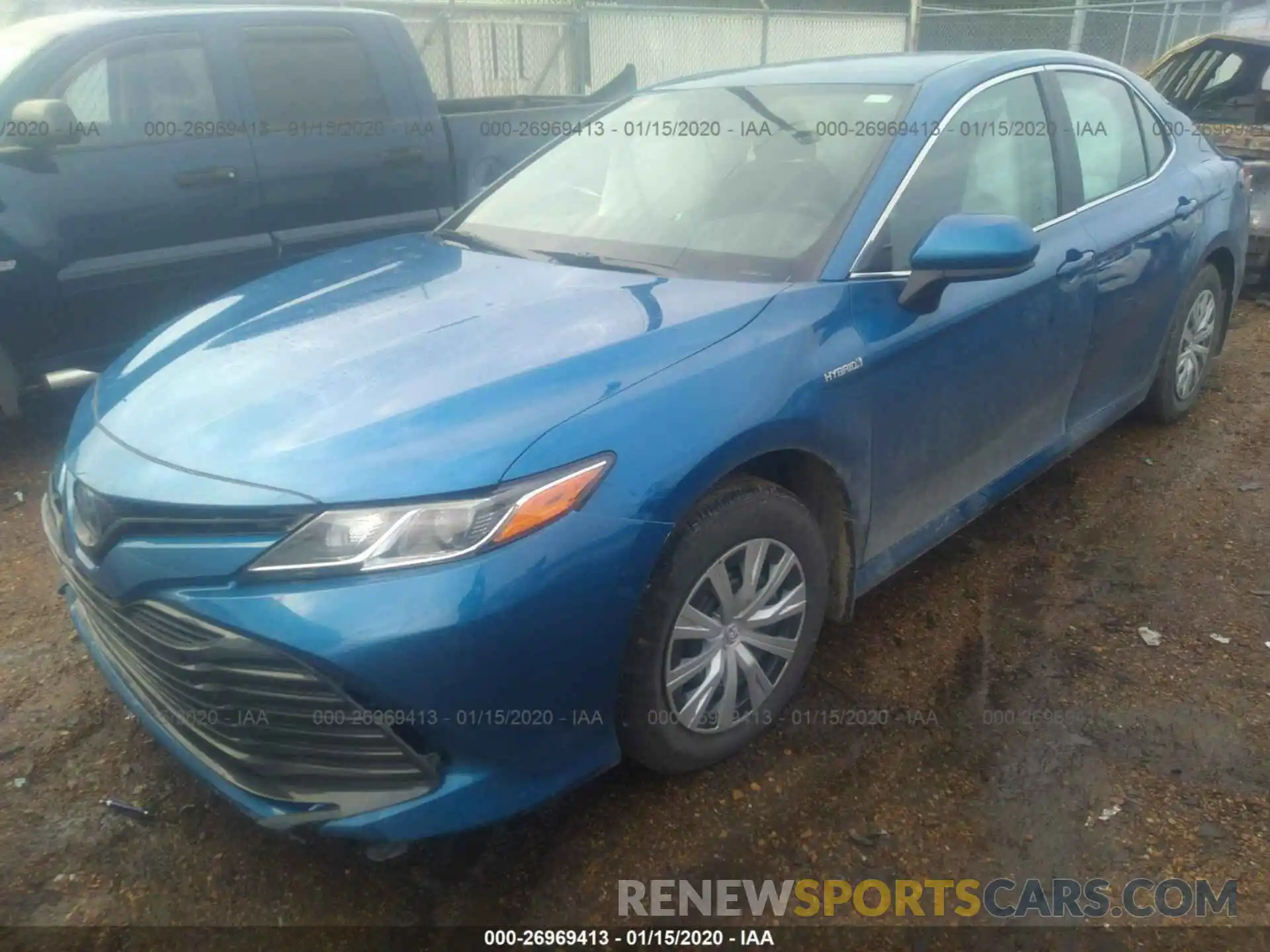 2 Photograph of a damaged car 4T1B31HK2KU005543 TOYOTA CAMRY 2019