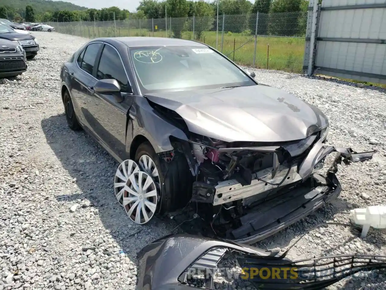 1 Photograph of a damaged car 4T1B31HK2KU007471 TOYOTA CAMRY 2019