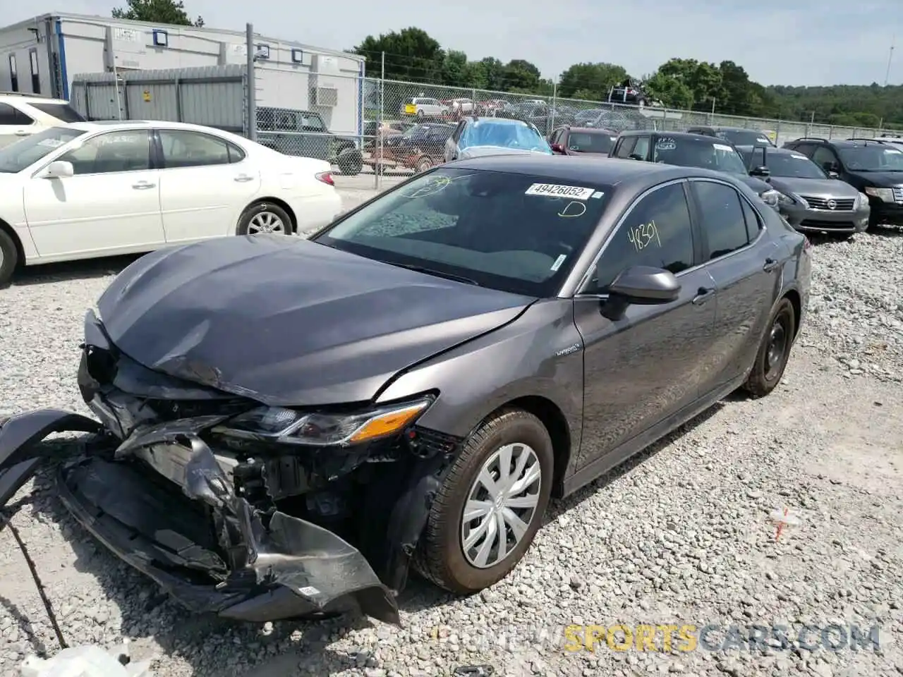 2 Photograph of a damaged car 4T1B31HK2KU007471 TOYOTA CAMRY 2019