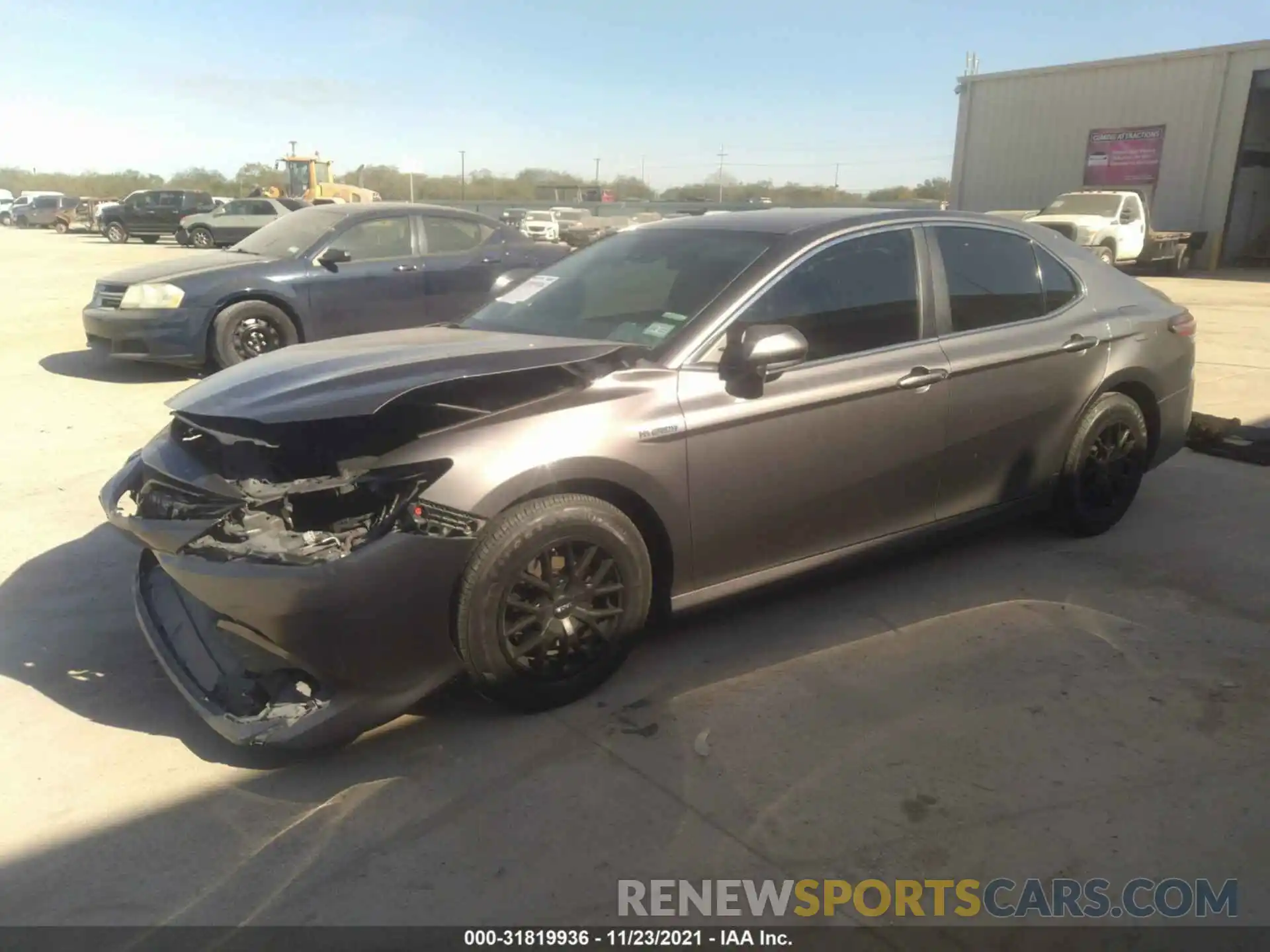 2 Photograph of a damaged car 4T1B31HK2KU007597 TOYOTA CAMRY 2019