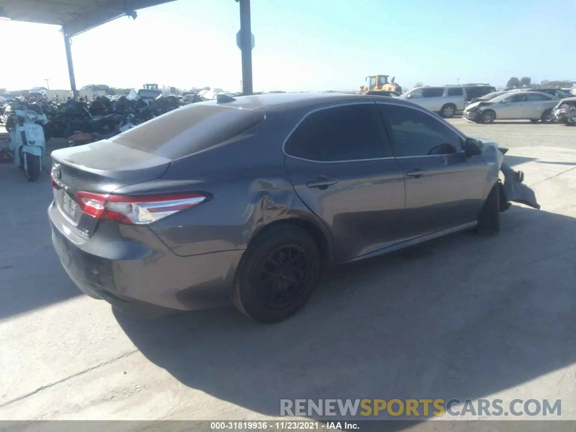 4 Photograph of a damaged car 4T1B31HK2KU007597 TOYOTA CAMRY 2019