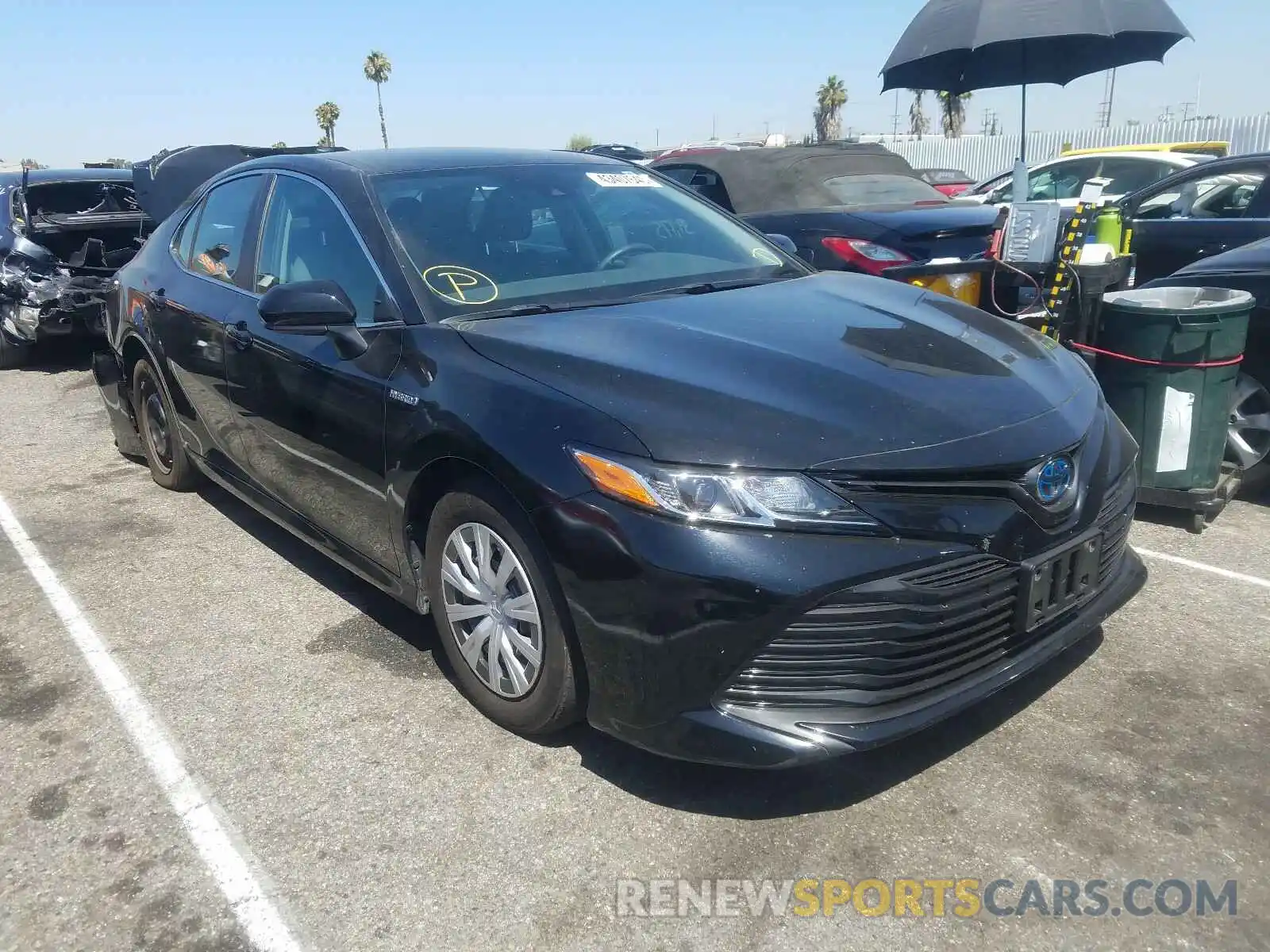 1 Photograph of a damaged car 4T1B31HK2KU008216 TOYOTA CAMRY 2019