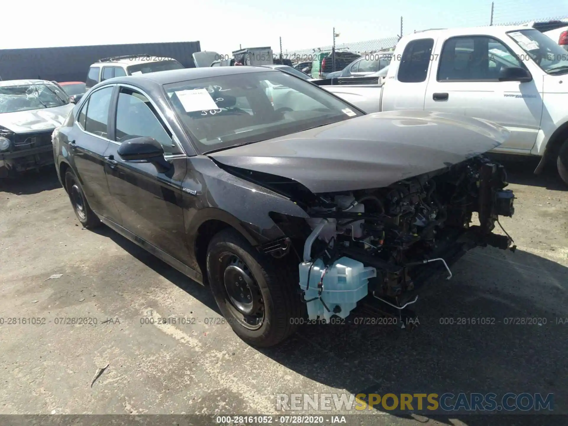 1 Photograph of a damaged car 4T1B31HK2KU009074 TOYOTA CAMRY 2019