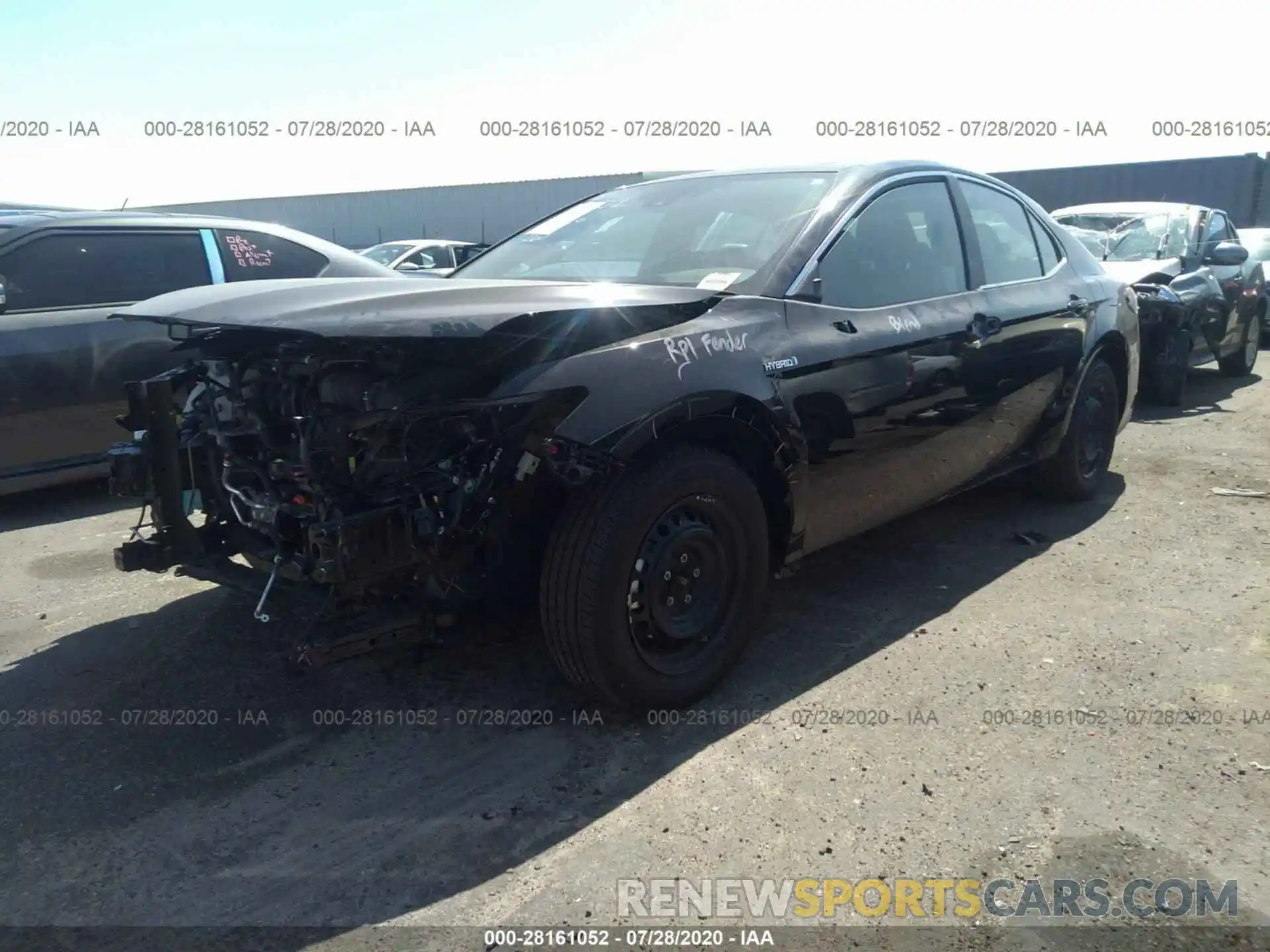 2 Photograph of a damaged car 4T1B31HK2KU009074 TOYOTA CAMRY 2019