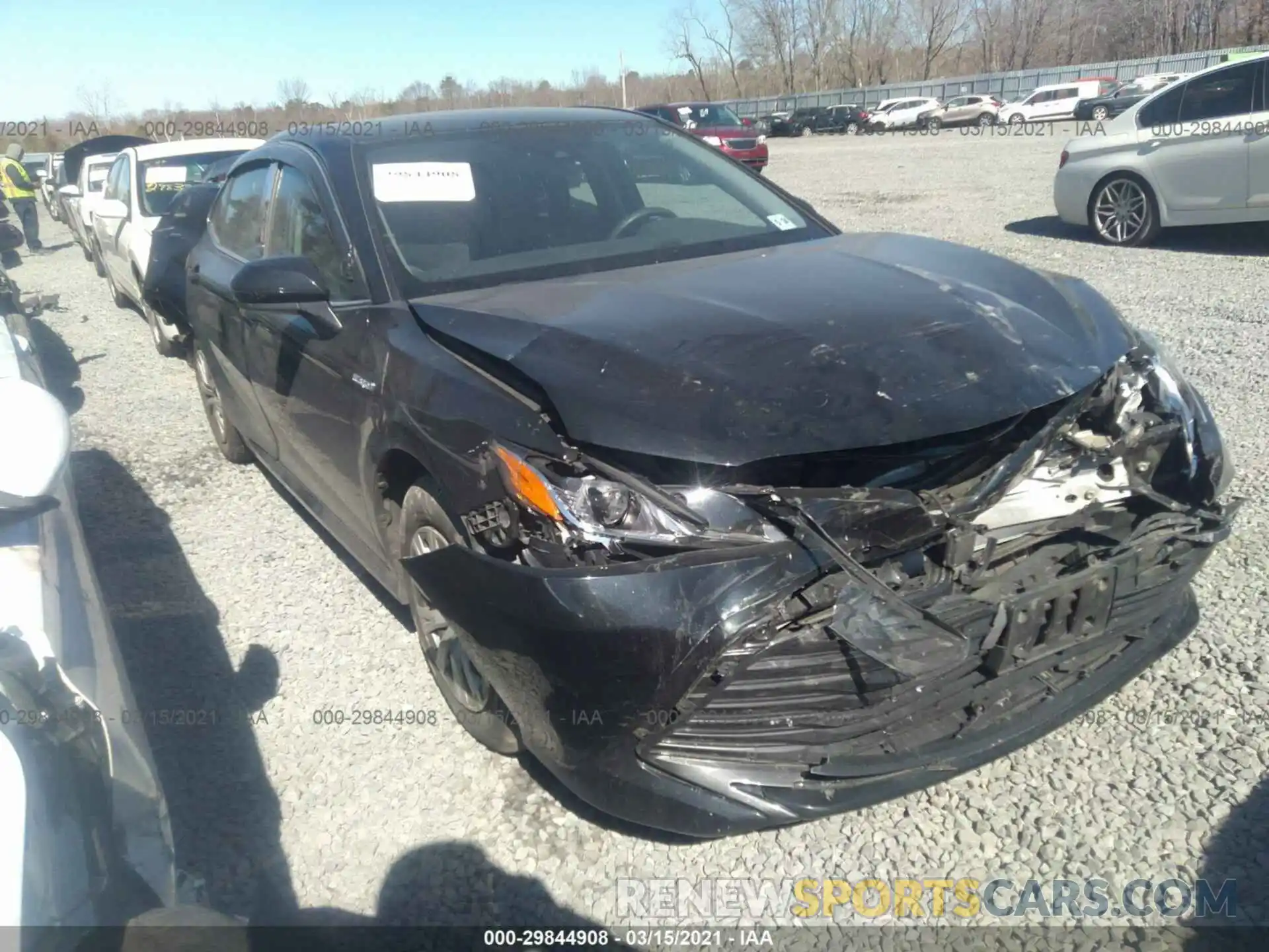 1 Photograph of a damaged car 4T1B31HK2KU509462 TOYOTA CAMRY 2019