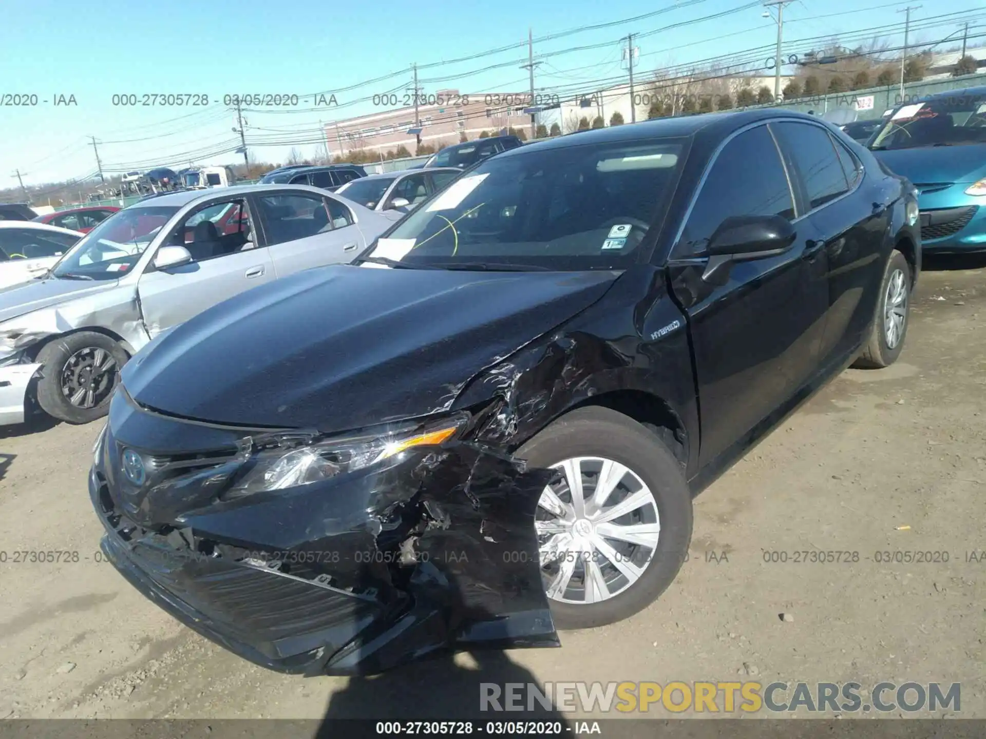 2 Photograph of a damaged car 4T1B31HK2KU511941 TOYOTA CAMRY 2019