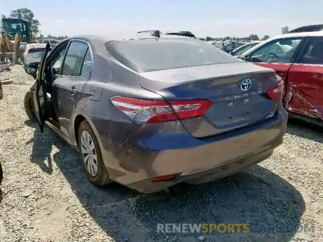 3 Photograph of a damaged car 4T1B31HK2KU513902 TOYOTA CAMRY 2019