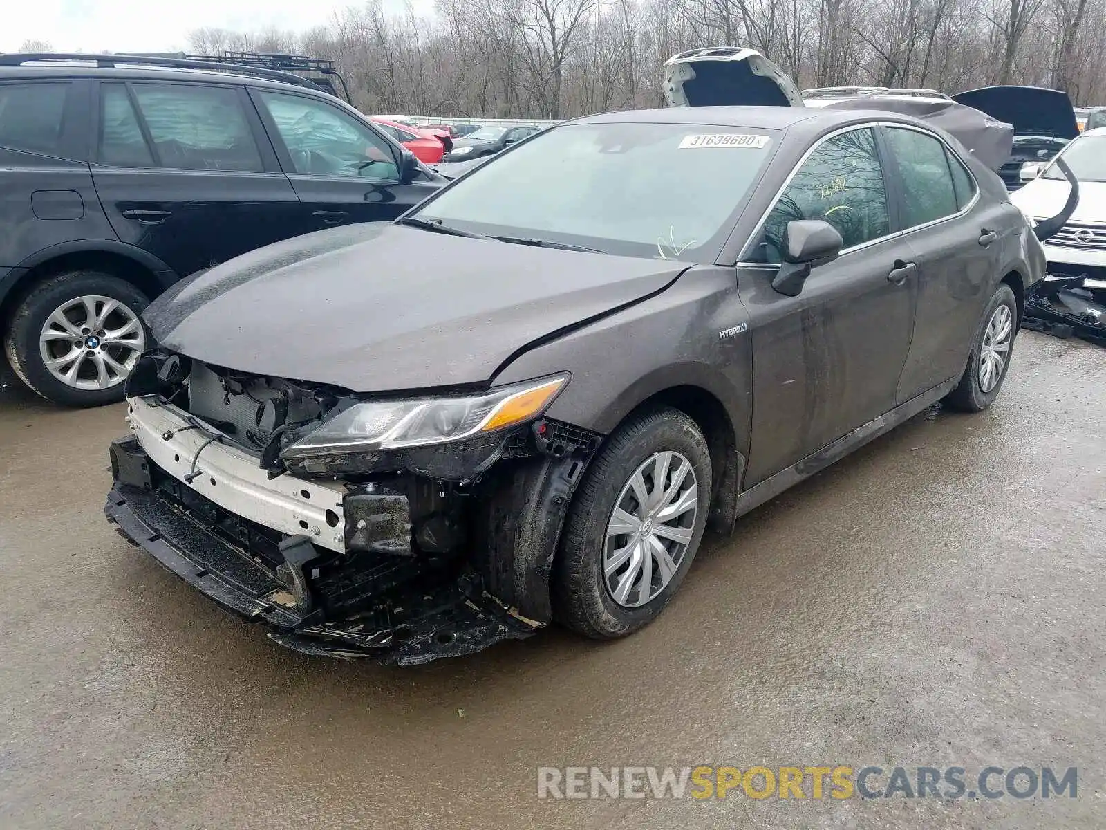 2 Photograph of a damaged car 4T1B31HK2KU514421 TOYOTA CAMRY 2019