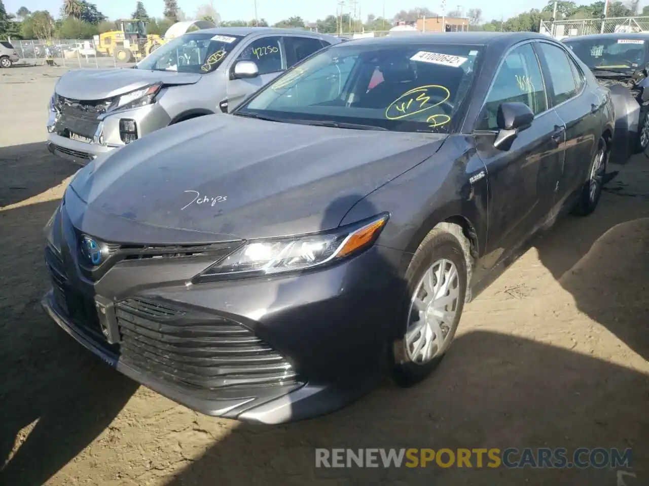 2 Photograph of a damaged car 4T1B31HK3KU005745 TOYOTA CAMRY 2019