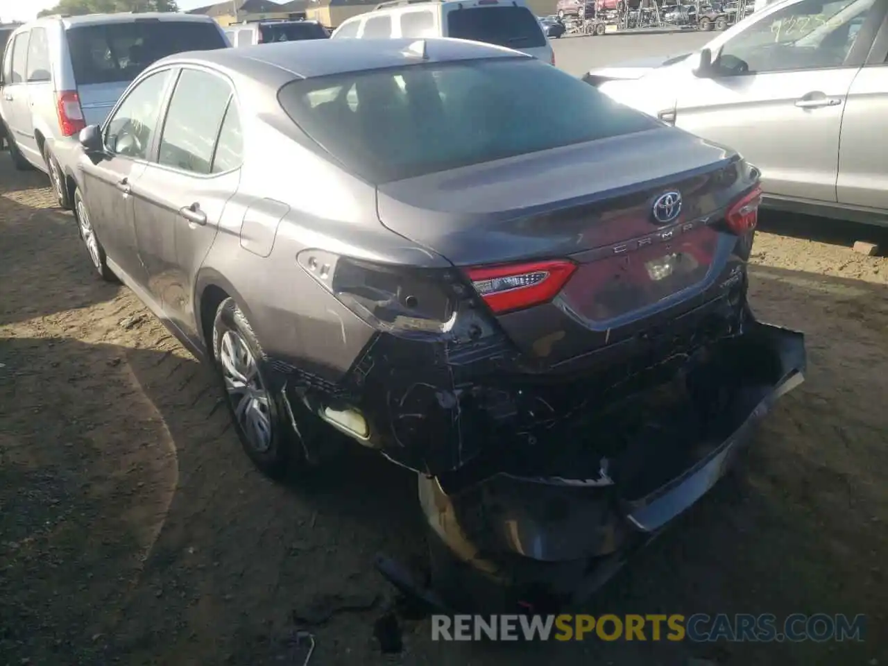 3 Photograph of a damaged car 4T1B31HK3KU005745 TOYOTA CAMRY 2019