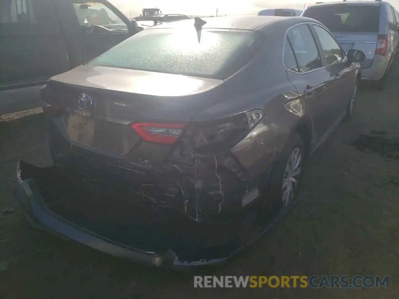 4 Photograph of a damaged car 4T1B31HK3KU005745 TOYOTA CAMRY 2019