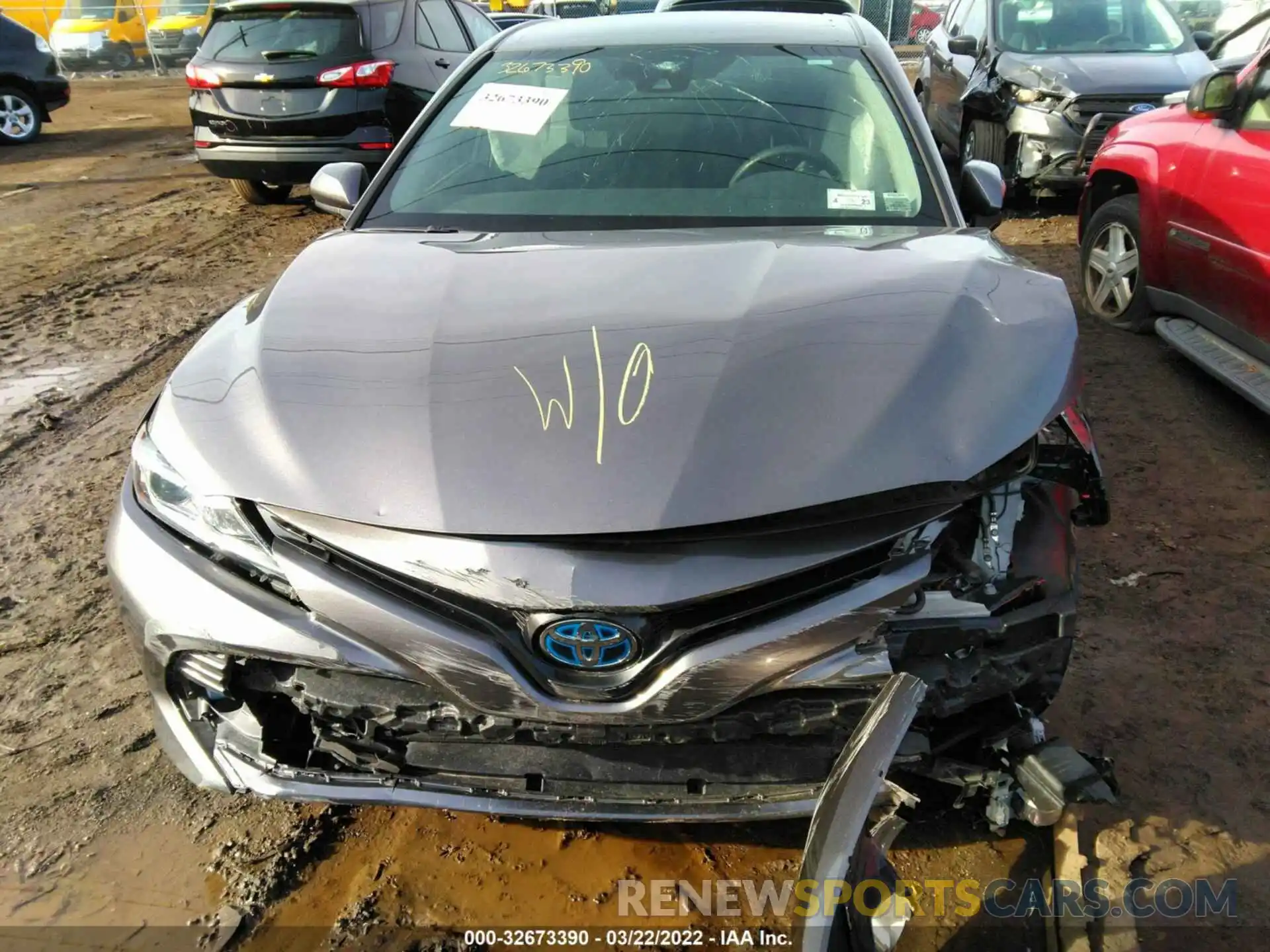 10 Photograph of a damaged car 4T1B31HK3KU005874 TOYOTA CAMRY 2019