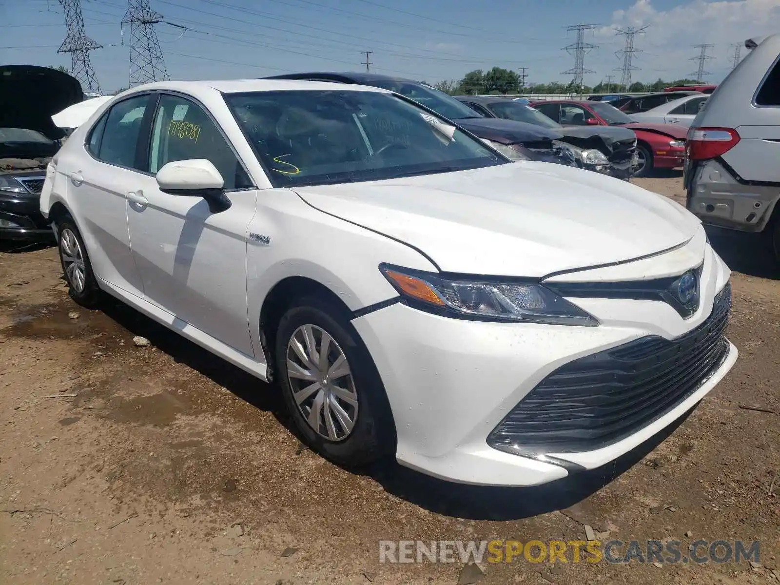 1 Photograph of a damaged car 4T1B31HK3KU006782 TOYOTA CAMRY 2019