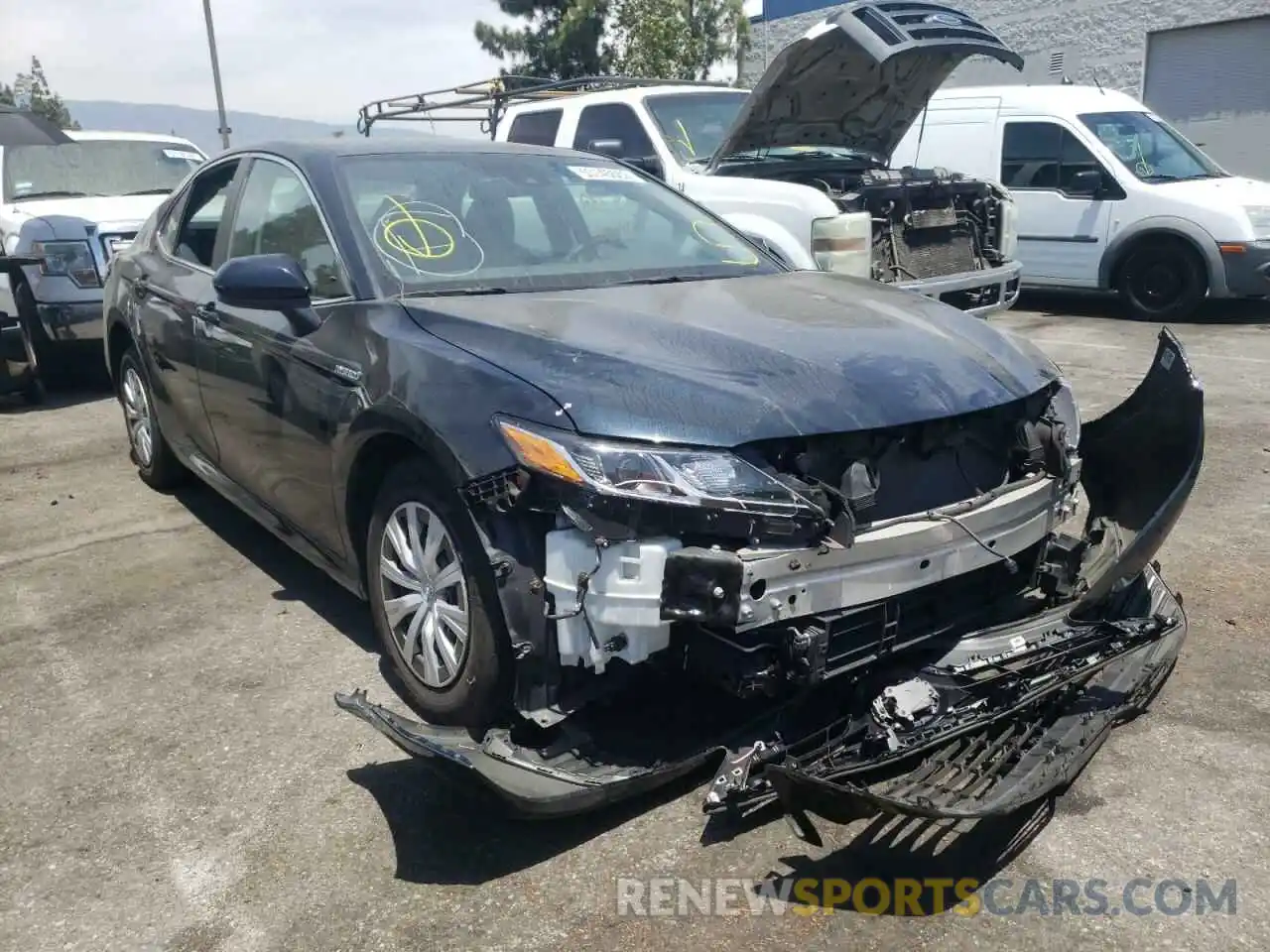 1 Photograph of a damaged car 4T1B31HK3KU007205 TOYOTA CAMRY 2019