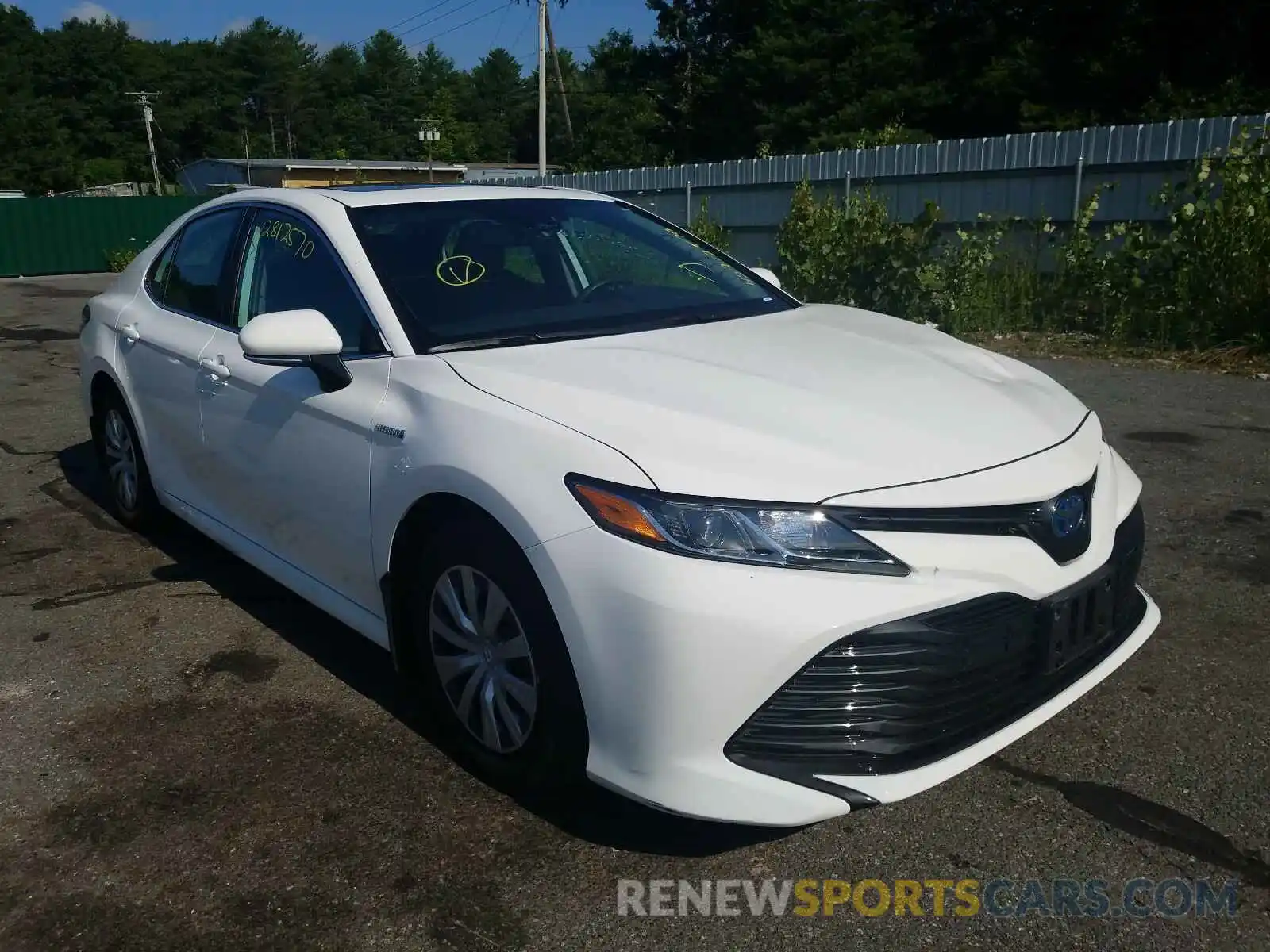 1 Photograph of a damaged car 4T1B31HK3KU508790 TOYOTA CAMRY 2019