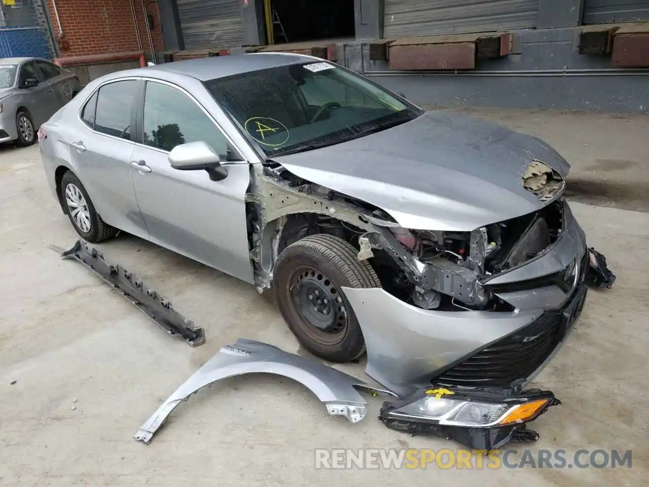 1 Photograph of a damaged car 4T1B31HK3KU509275 TOYOTA CAMRY 2019