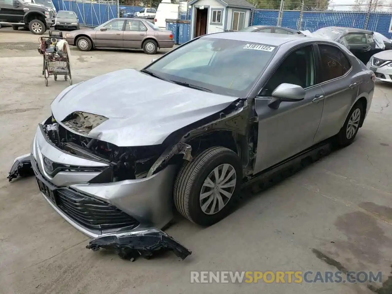 2 Photograph of a damaged car 4T1B31HK3KU509275 TOYOTA CAMRY 2019