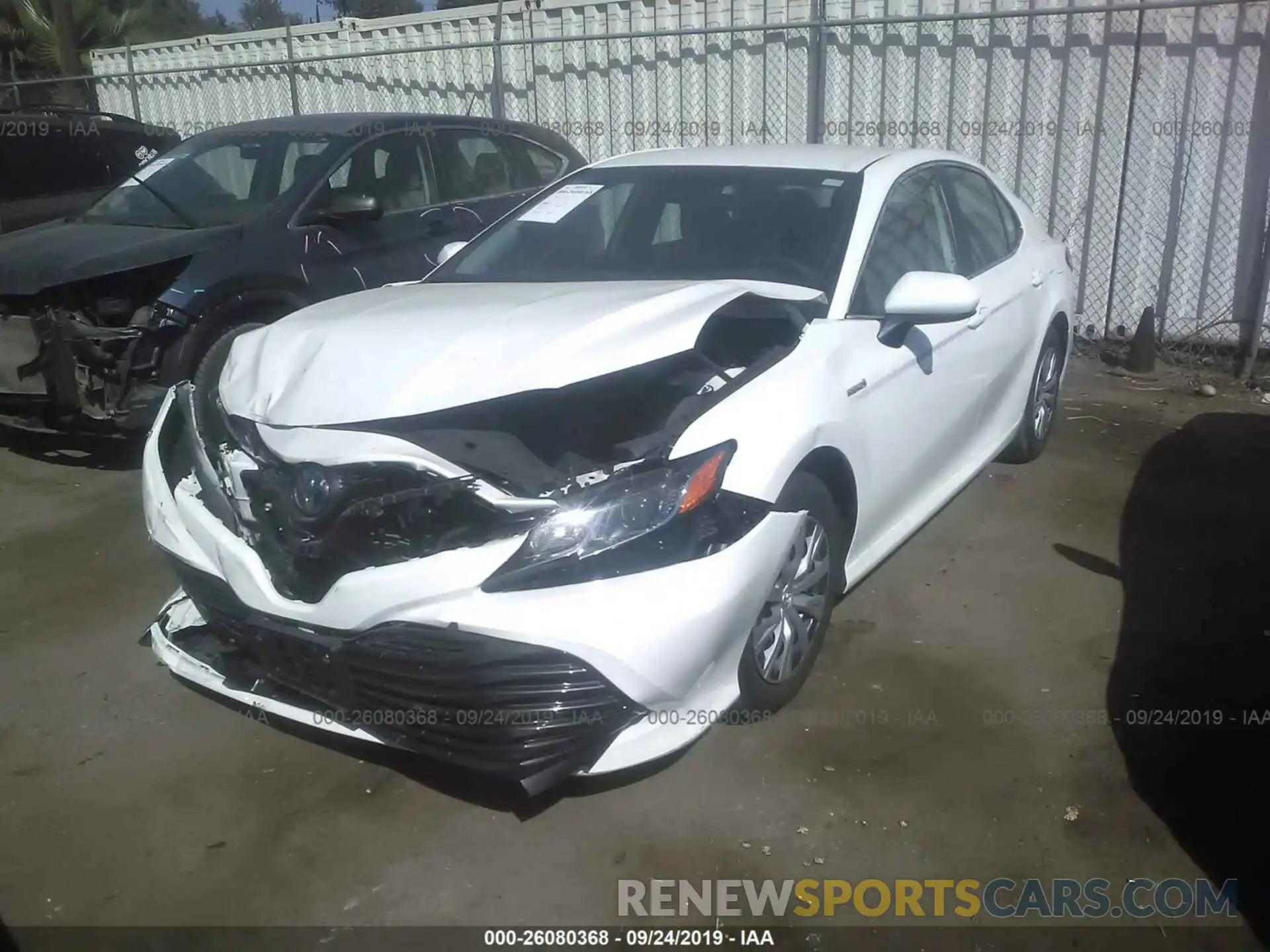 2 Photograph of a damaged car 4T1B31HK3KU510720 TOYOTA CAMRY 2019