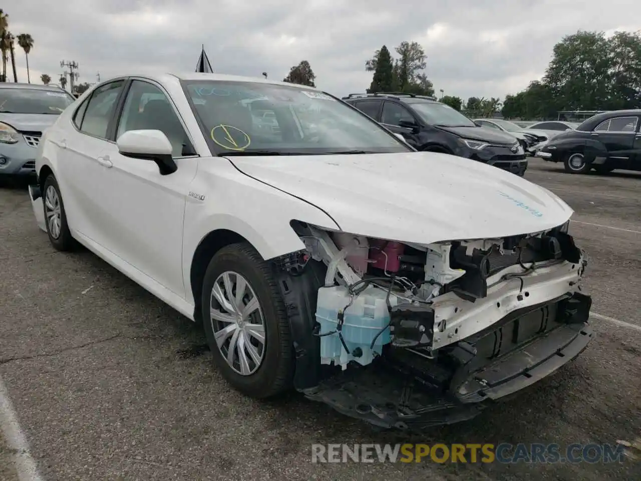 1 Photograph of a damaged car 4T1B31HK3KU510782 TOYOTA CAMRY 2019