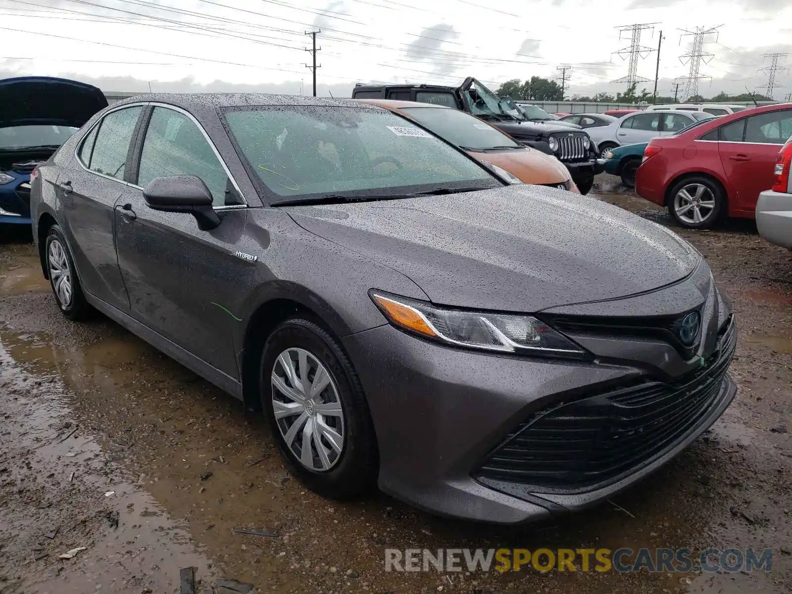 1 Photograph of a damaged car 4T1B31HK3KU510829 TOYOTA CAMRY 2019