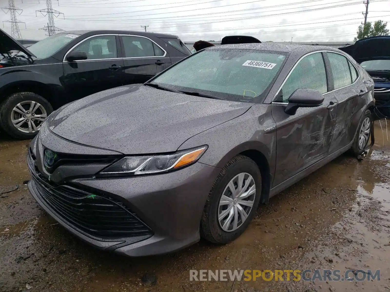 2 Photograph of a damaged car 4T1B31HK3KU510829 TOYOTA CAMRY 2019