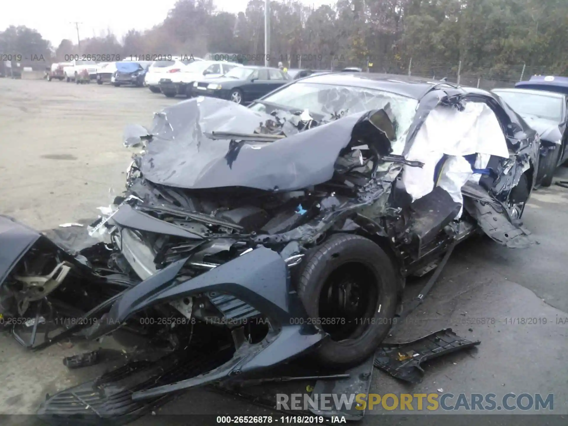 2 Photograph of a damaged car 4T1B31HK3KU511043 TOYOTA CAMRY 2019