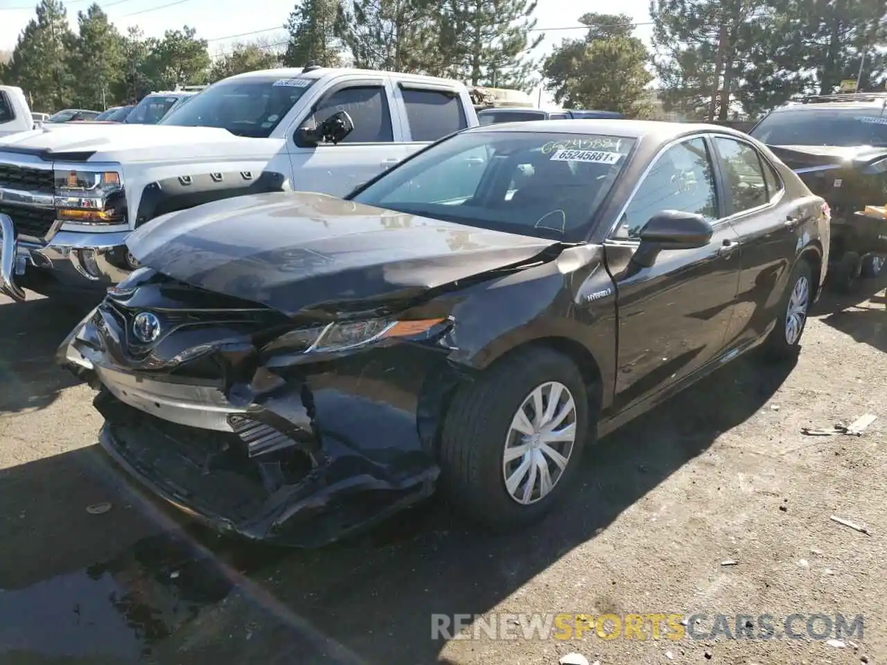 2 Photograph of a damaged car 4T1B31HK3KU511320 TOYOTA CAMRY 2019