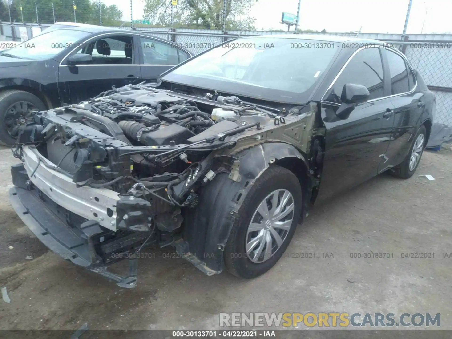 2 Photograph of a damaged car 4T1B31HK3KU511866 TOYOTA CAMRY 2019