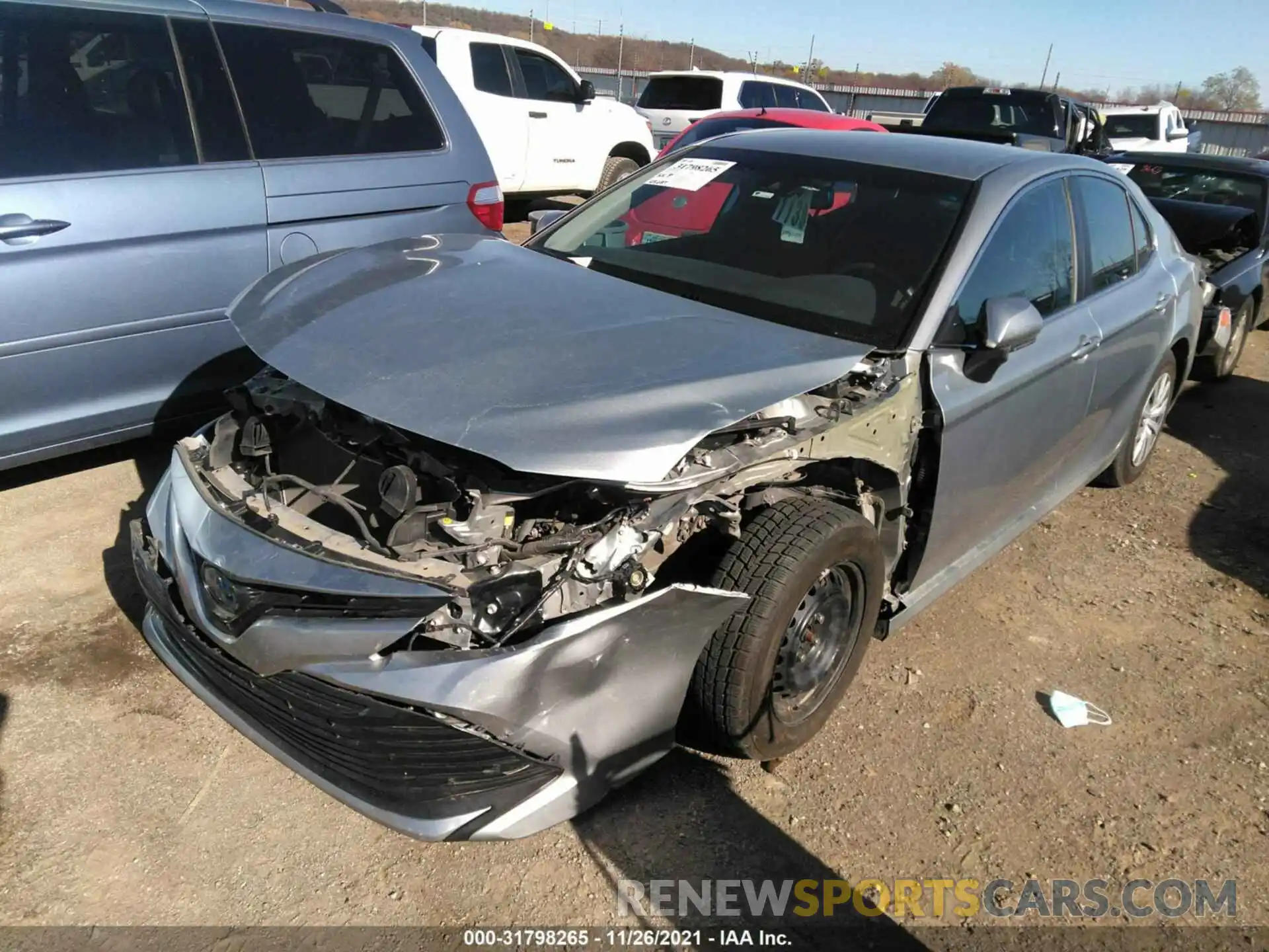 2 Photograph of a damaged car 4T1B31HK3KU511902 TOYOTA CAMRY 2019