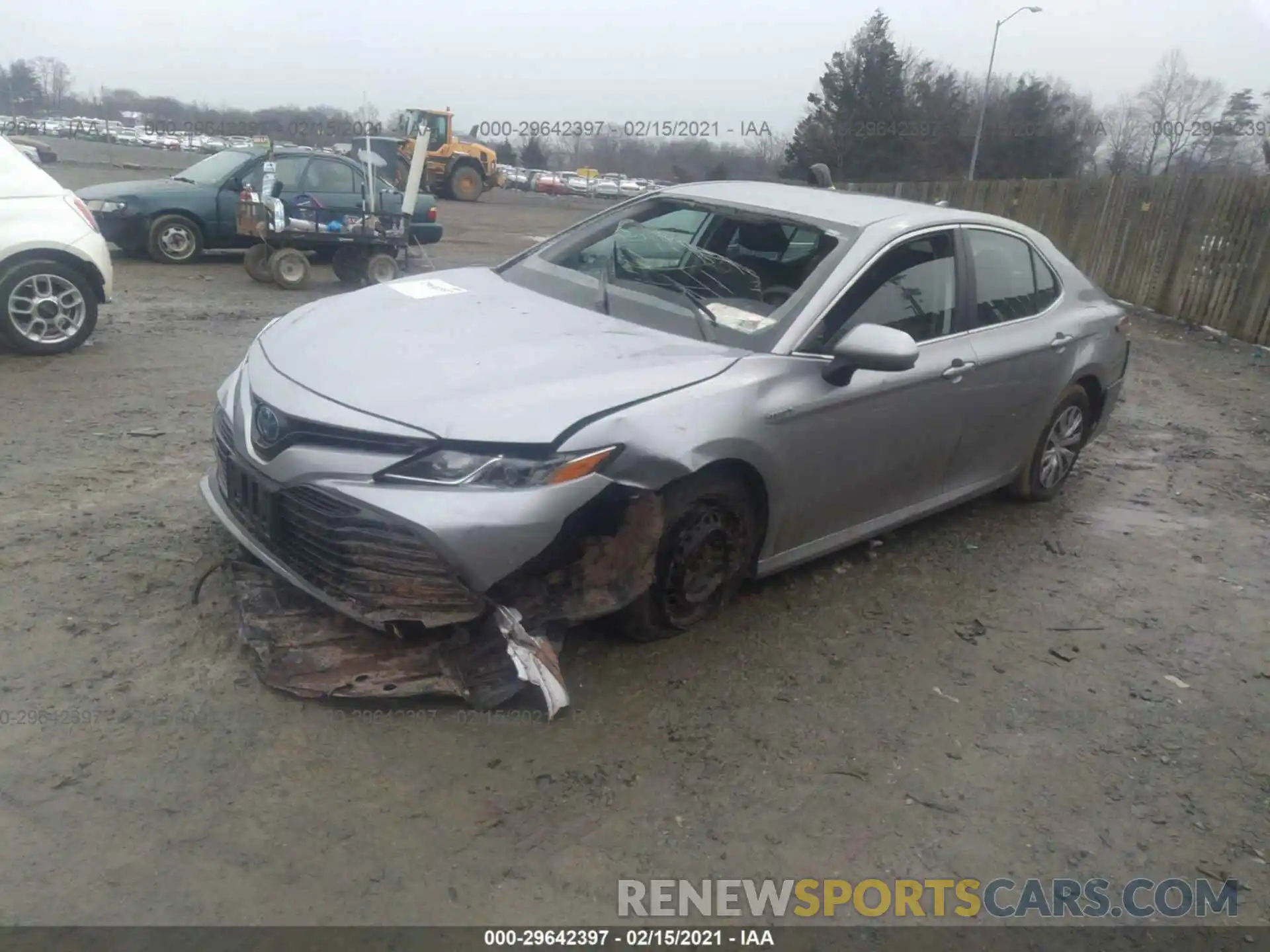 2 Photograph of a damaged car 4T1B31HK3KU512533 TOYOTA CAMRY 2019