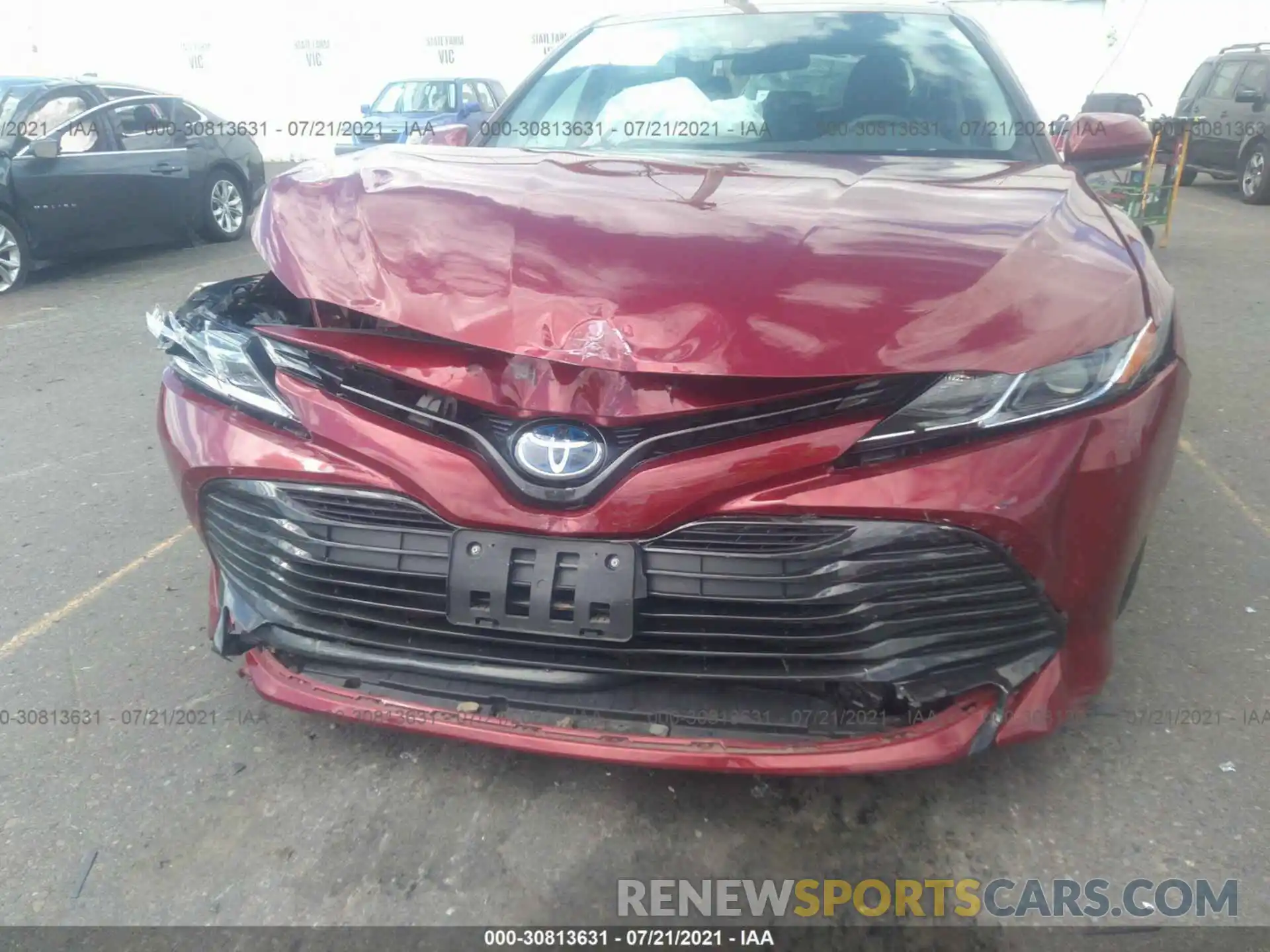 6 Photograph of a damaged car 4T1B31HK3KU513097 TOYOTA CAMRY 2019