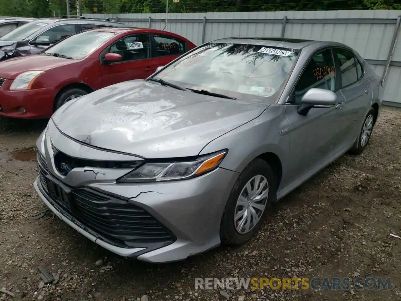 2 Photograph of a damaged car 4T1B31HK3KU513228 TOYOTA CAMRY 2019