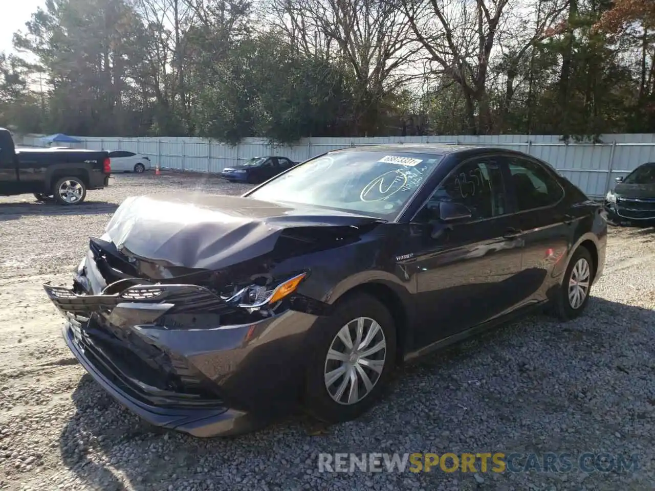 2 Photograph of a damaged car 4T1B31HK3KU513942 TOYOTA CAMRY 2019