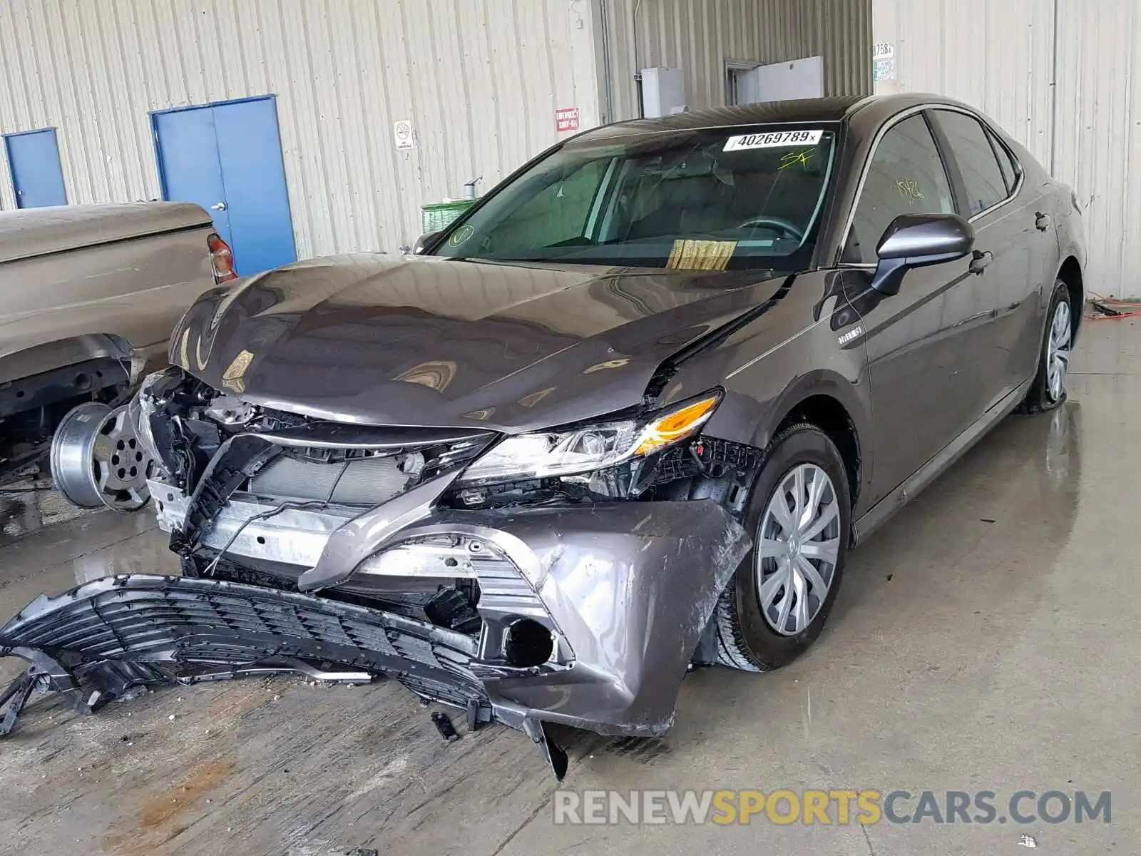 2 Photograph of a damaged car 4T1B31HK4KU005155 TOYOTA CAMRY 2019