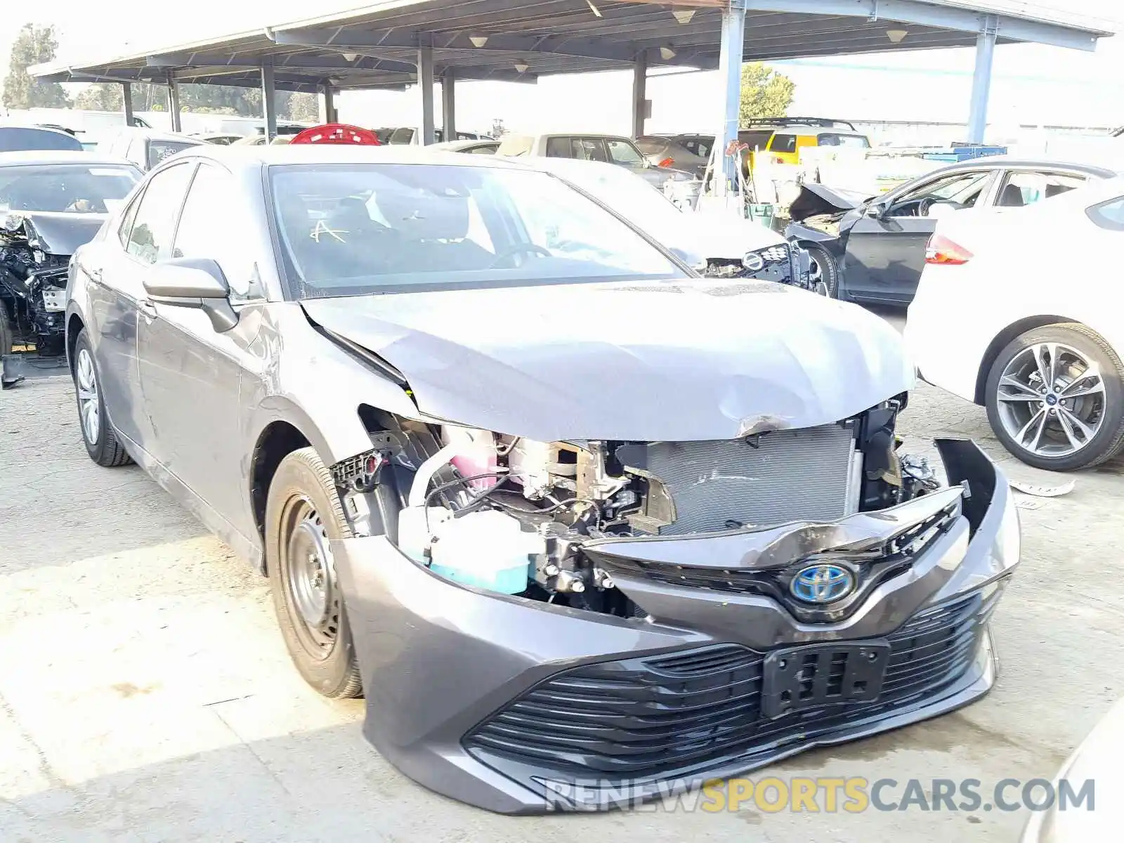 1 Photograph of a damaged car 4T1B31HK4KU006970 TOYOTA CAMRY 2019