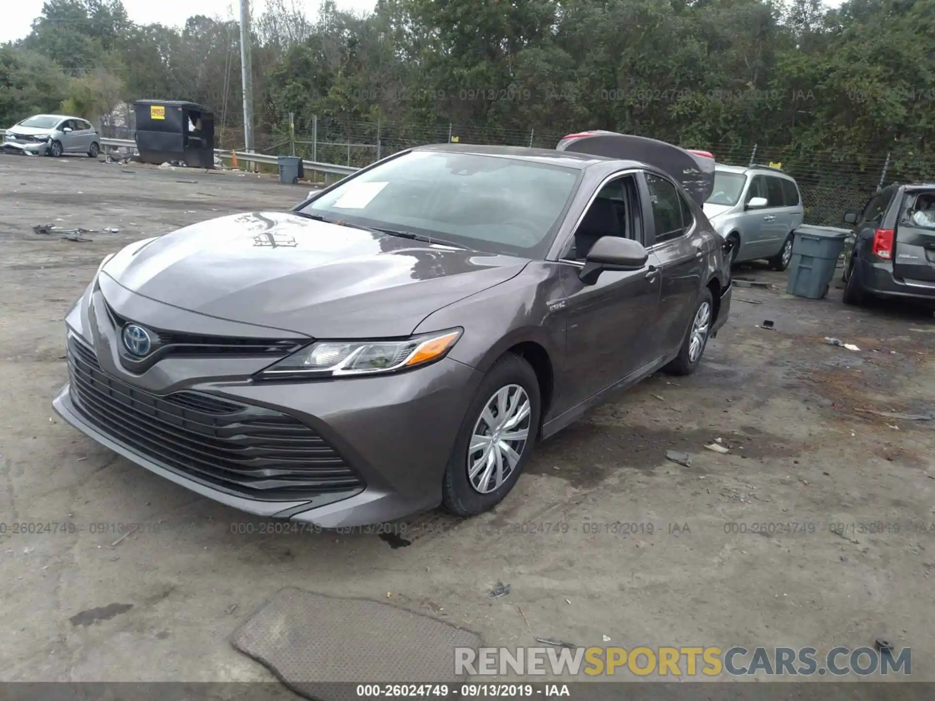 2 Photograph of a damaged car 4T1B31HK4KU007021 TOYOTA CAMRY 2019