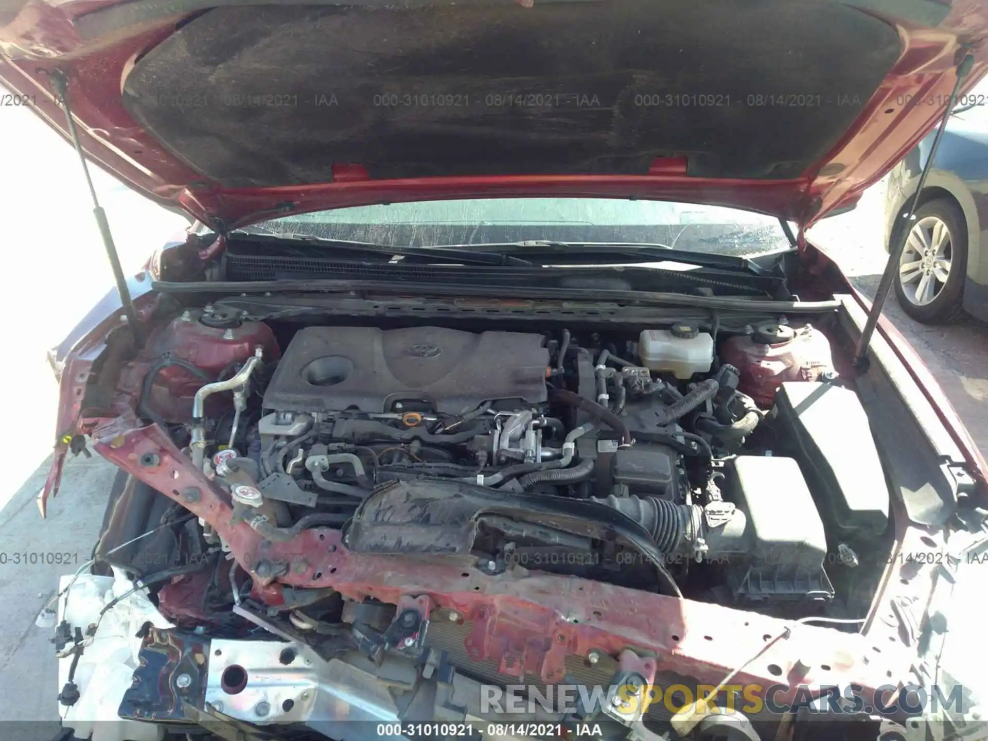 10 Photograph of a damaged car 4T1B31HK4KU007536 TOYOTA CAMRY 2019