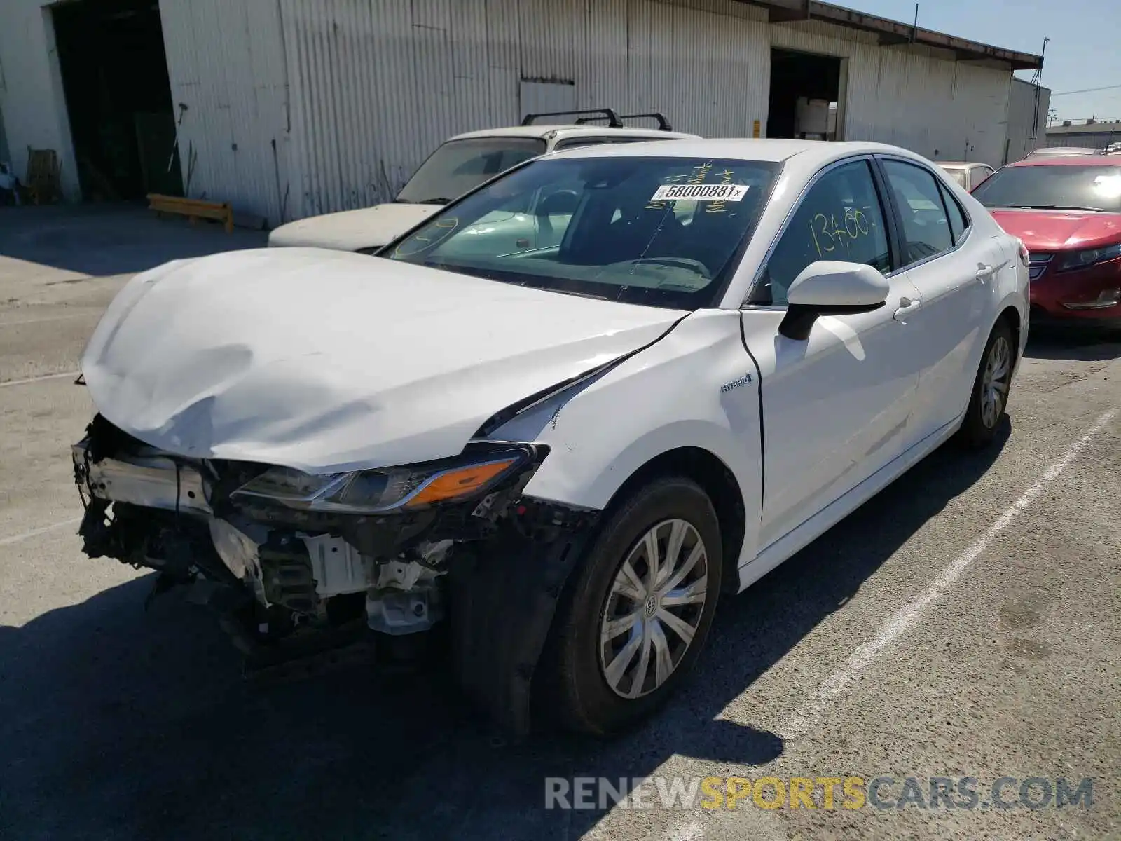 2 Photograph of a damaged car 4T1B31HK4KU508801 TOYOTA CAMRY 2019