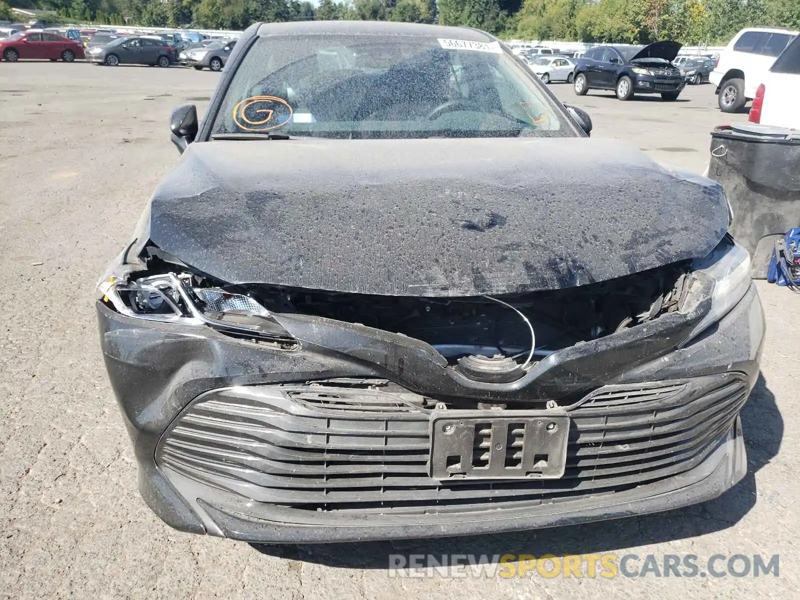 9 Photograph of a damaged car 4T1B31HK4KU509074 TOYOTA CAMRY 2019